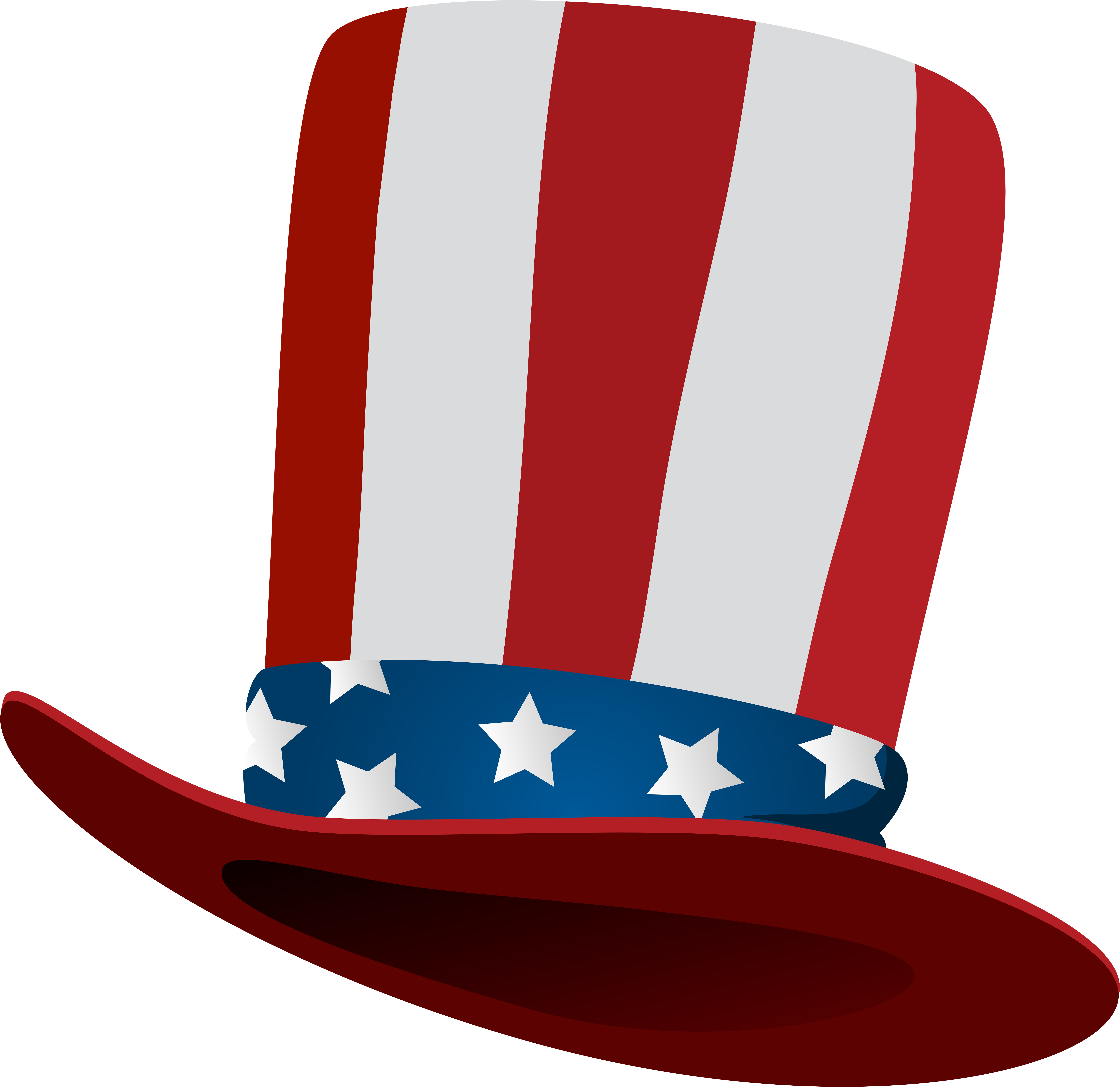 Uncle Sam Hat Png Cartoon Image Clipart (8000x7822), Png Download
