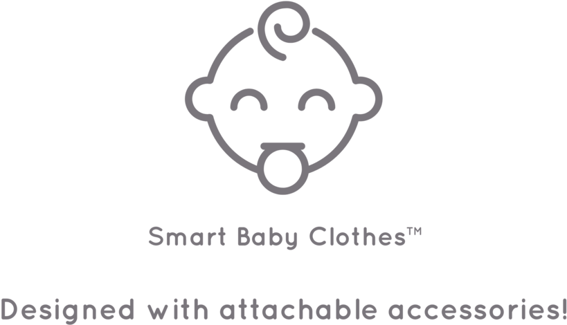 Scarlett And Michel Organic Smart Baby Clothes - Smart City Clipart (819x470), Png Download