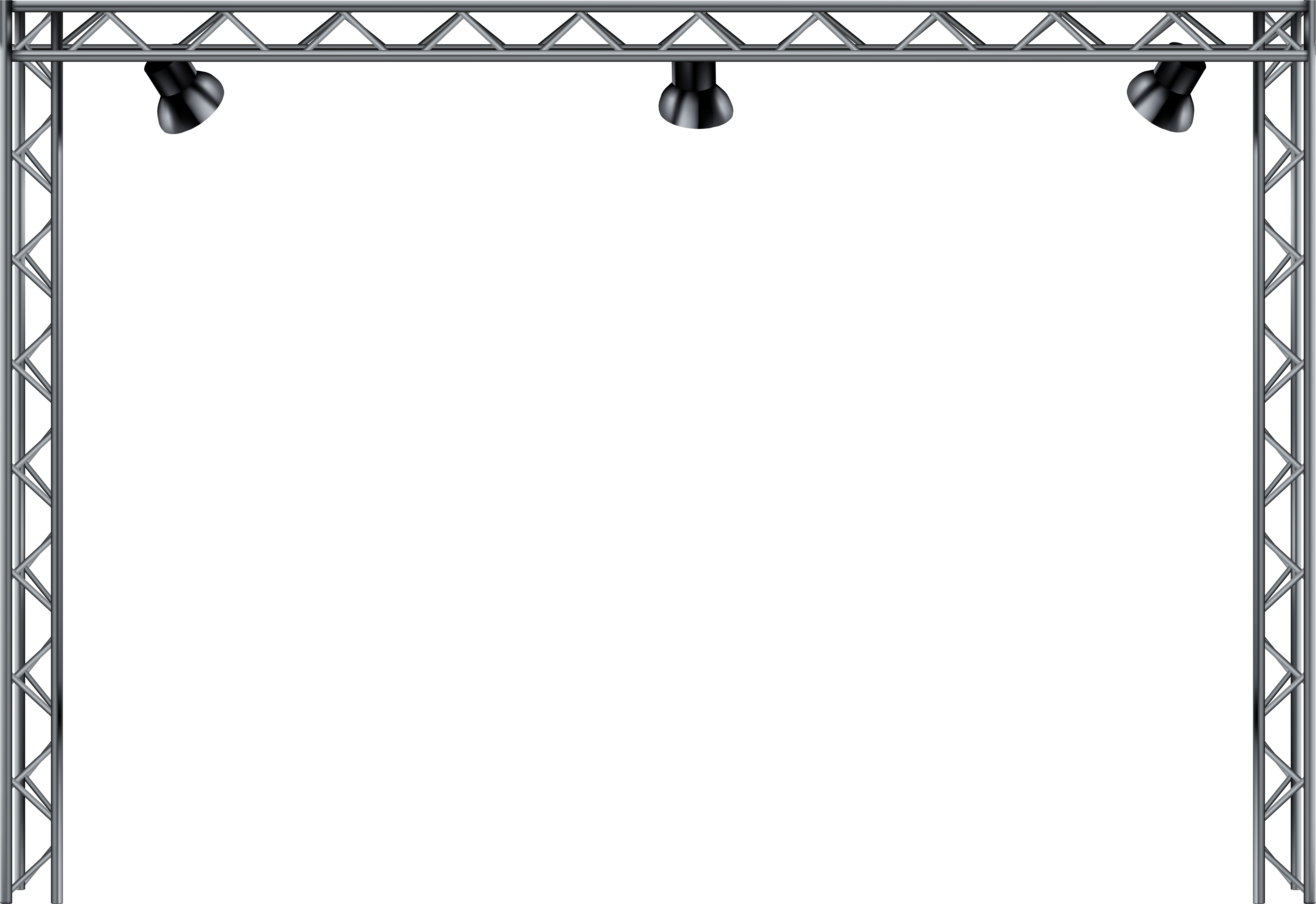 Stage Lights Png Clip Art - Stage Lights Clipart Png Transparent Png (8000x5529), Png Download