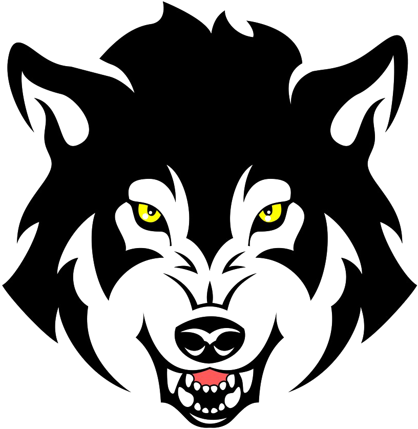Gray Stock Illustration Clip Art Transprent Head - Wolf Head Wolf Logo Png Transparent Png (1024x1024), Png Download