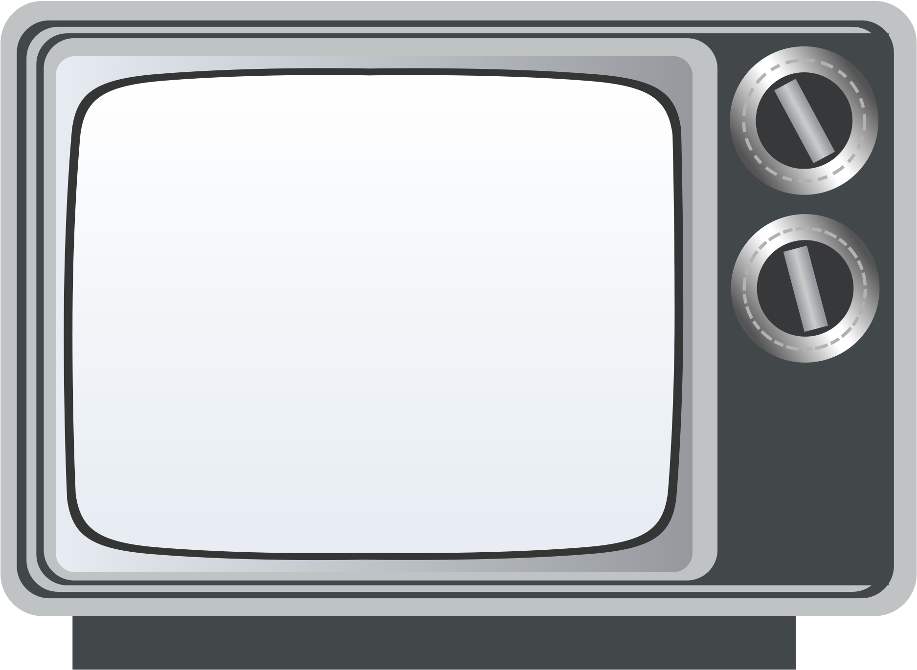 Old Television - Television Png Clipart (2000x1600), Png Download
