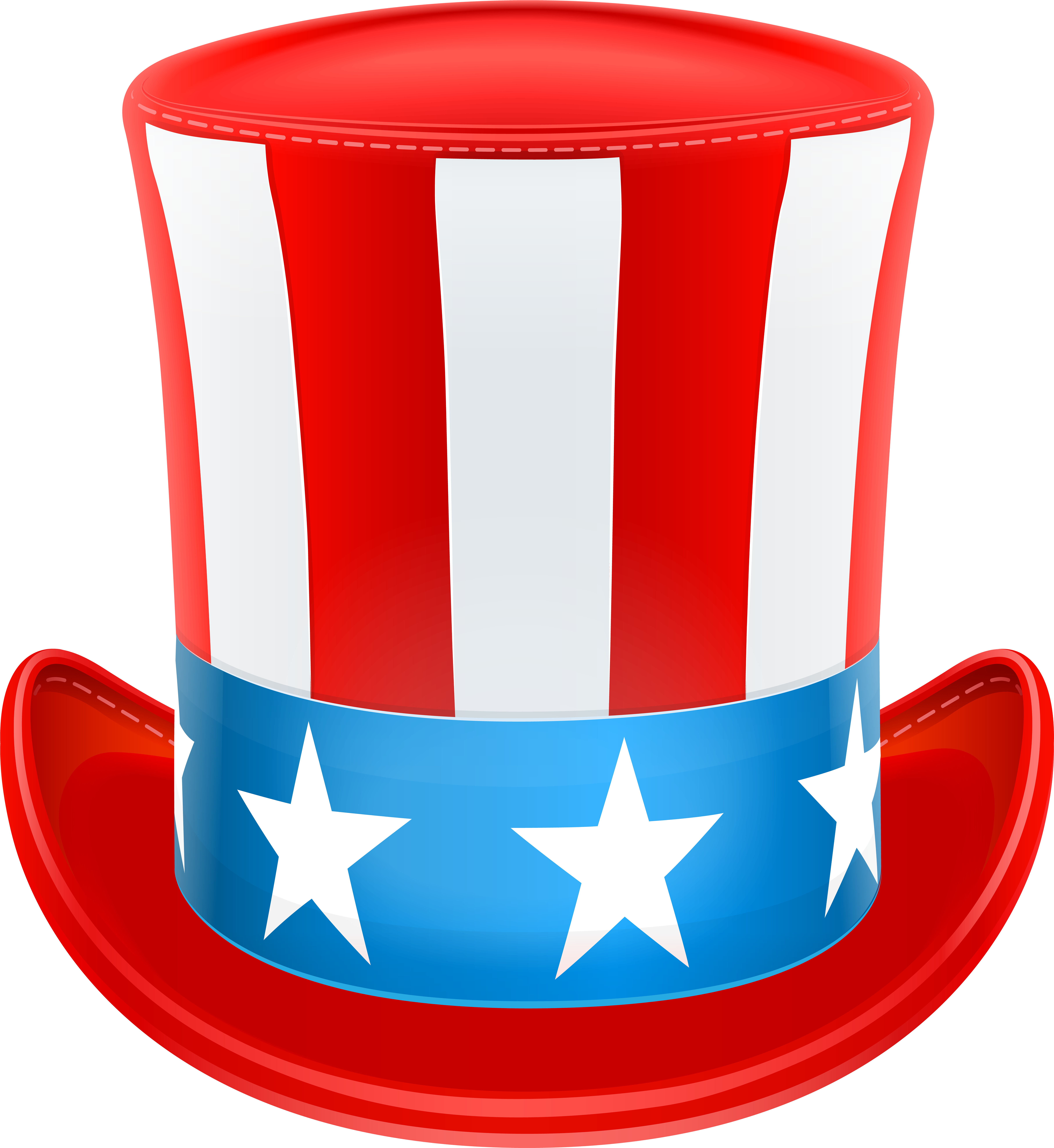 Uncle Sam Hat Clipart , Png Download Transparent Png (7259x7907), Png Download
