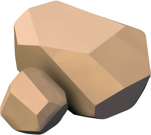 Stone Png Free Download - Clipart Rock Png Transparent Png (600x537), Png Download