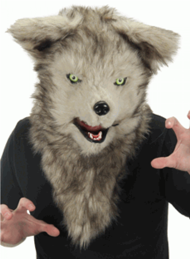 Wolf Mouth Mover Mask At Scifi Collector, Scifi Toys, - Wolf Mask Cosplay Clipart (900x900), Png Download