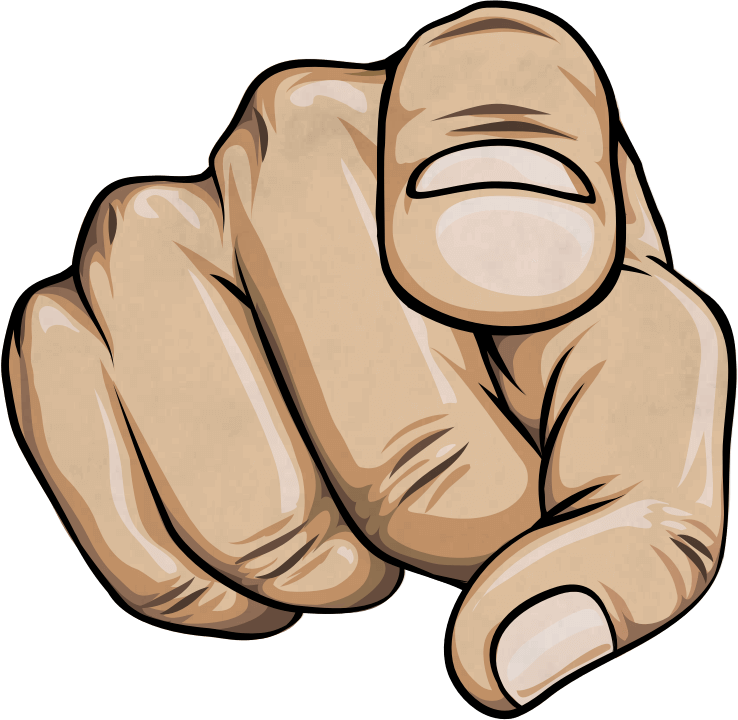 738 X 720 42 Finger Pointing At You Transparent Clipart Large Size Png Image Pikpng
