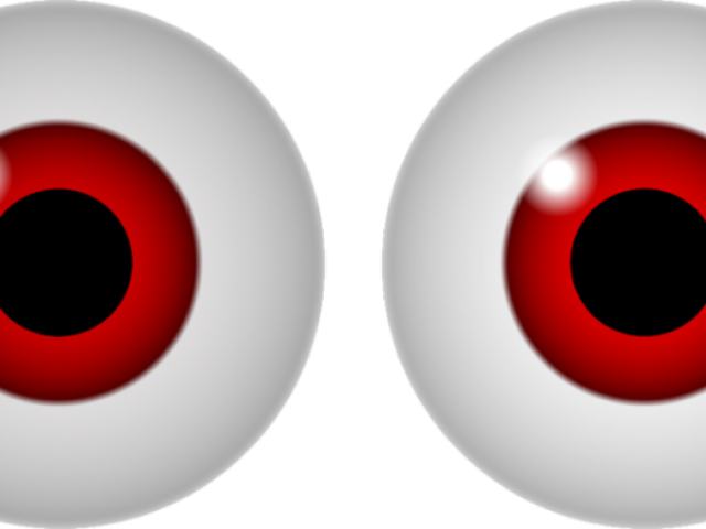 Red Eyes Clipart Looking - Circle - Png Download (640x480), Png Download