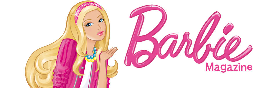 Color In With Barbie News Png Logo - Barbie Png Clipart (992x330), Png Download