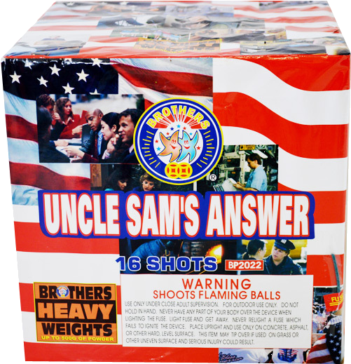 Big Daddy K's Fireworks Outlet - Uncle Sam Firework Clipart (600x600), Png Download