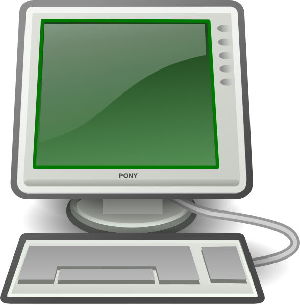 How To Set Use Computer With Green Screen Icon Png Clipart (588x597), Png Download