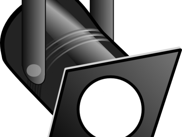 Black Png Spotlight Clipart Transparent Png (640x480), Png Download