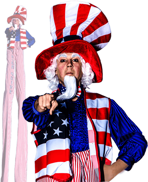 Uncle Sam - Flag Of The United States Clipart (598x600), Png Download