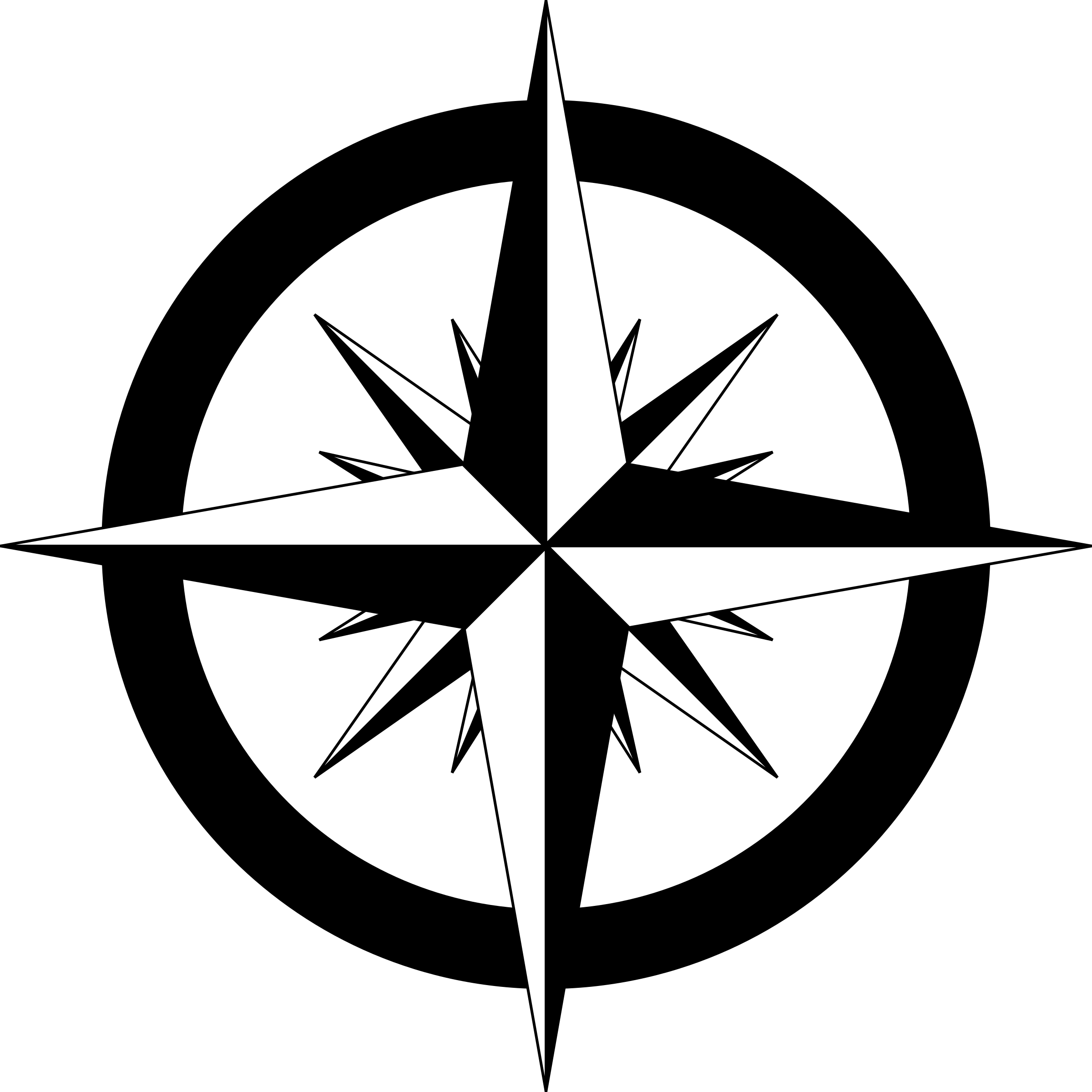 Compass Rose Png - Compass Rose Transparent Clipart (2400x2400), Png Download