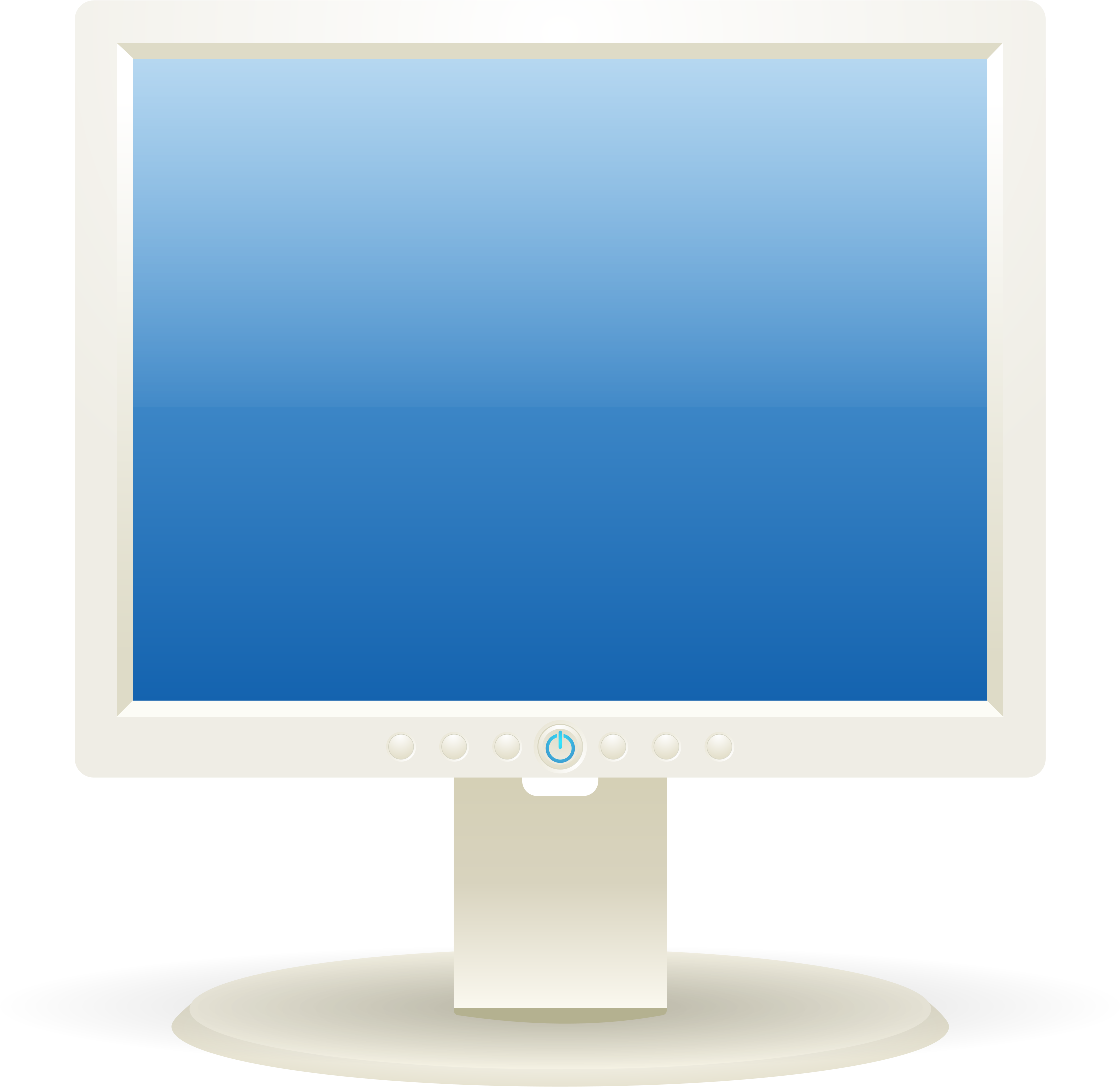 Monitor Clipart Computer Screen - Computer Monitor Clip Art - Png Download (2400x2305), Png Download