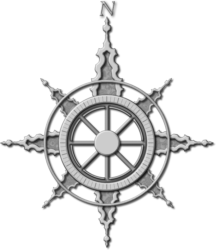 Compass Rose Printable - Compass Rose Png Fantasy Clipart (746x873), Png Download
