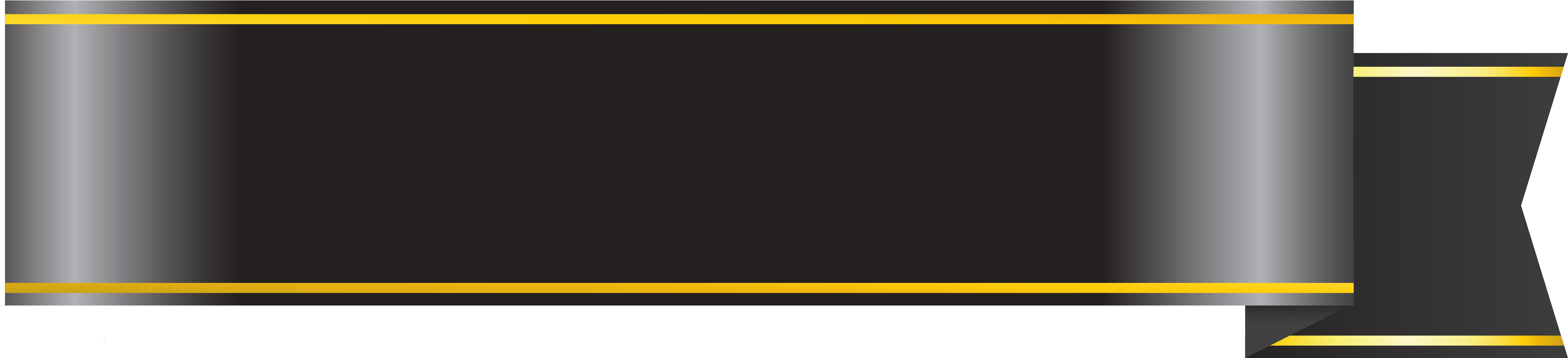 Black Banner Ribbon Png - Green Ribbon Banner Png Clipart (6031x1632), Png Download