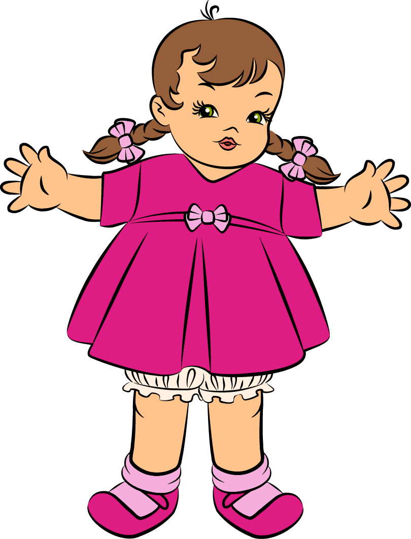 Barbie - Pink Doll Clipart - Png Download (810x1062), Png Download