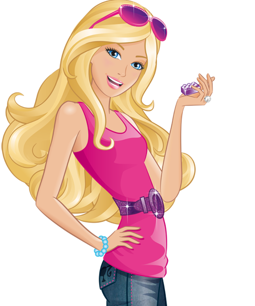 Barbie - Transparent Barbie Clip Art - Png Download (510x612), Png Download