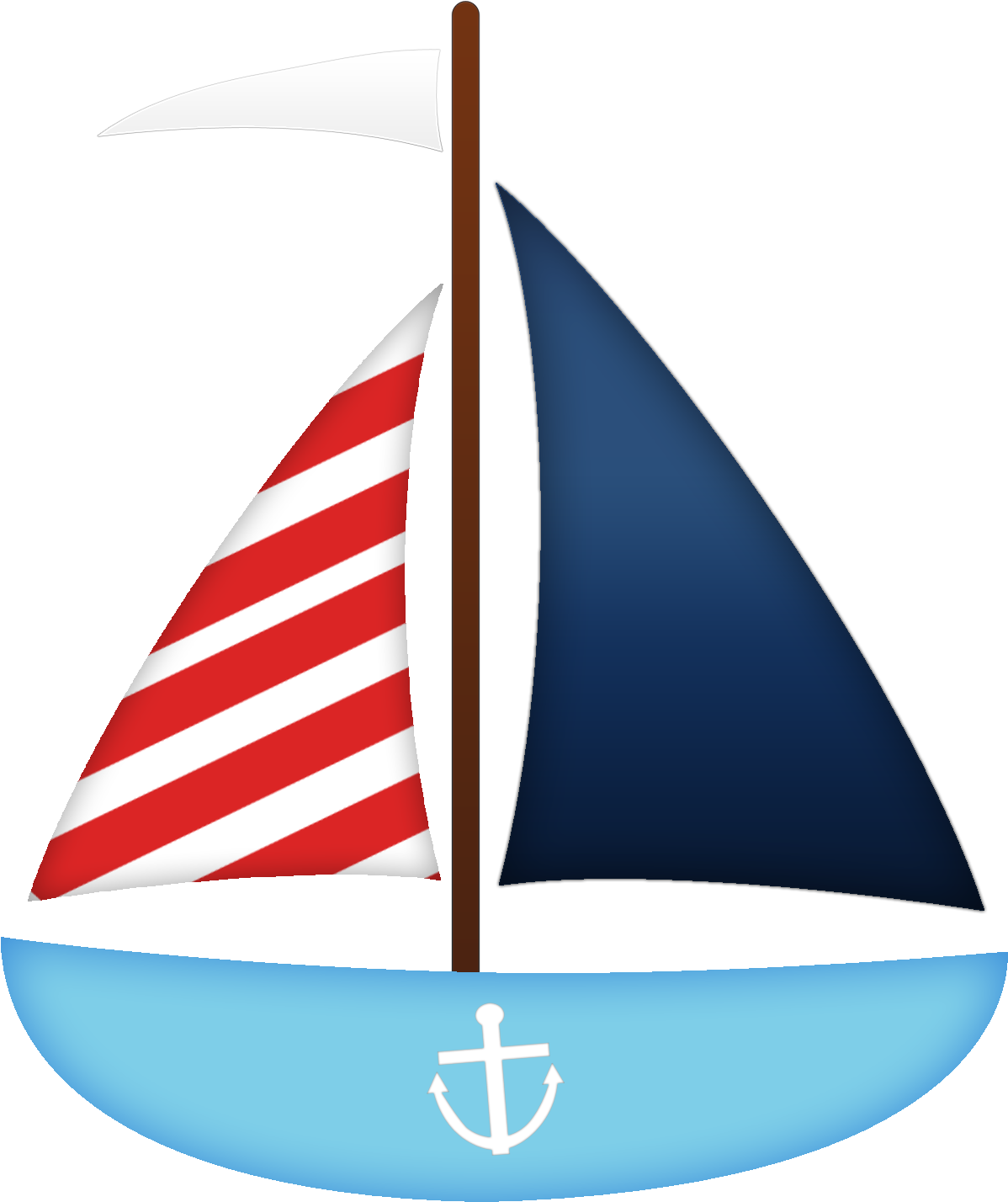 Baby Shower Marinero, Nautical Clipart, Sailor Party, - Nautical Boat Clipart - Png Download (1400x1600), Png Download
