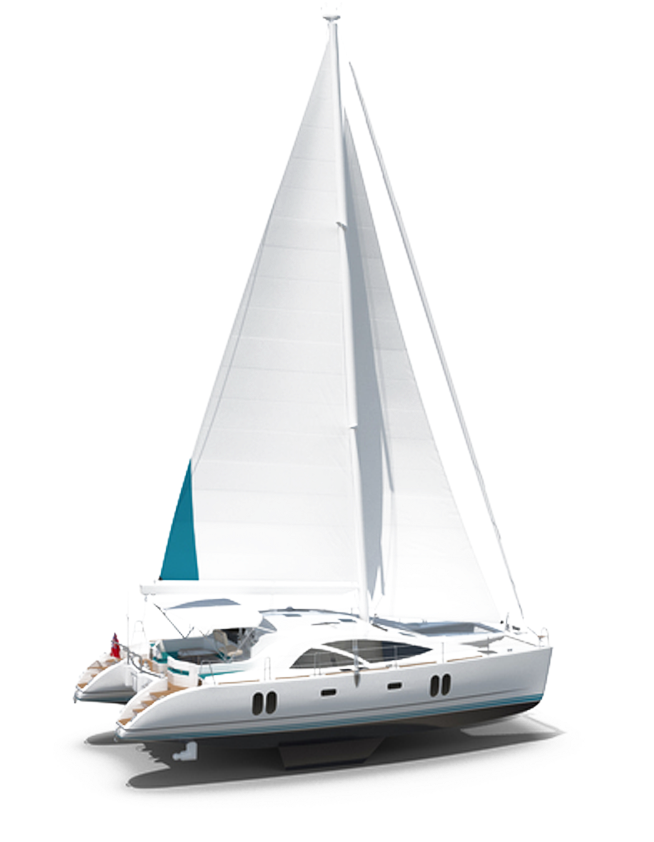 Sailing Vector Sea Boat - Парусная Яхта Png Clipart (1000x1000), Png Download