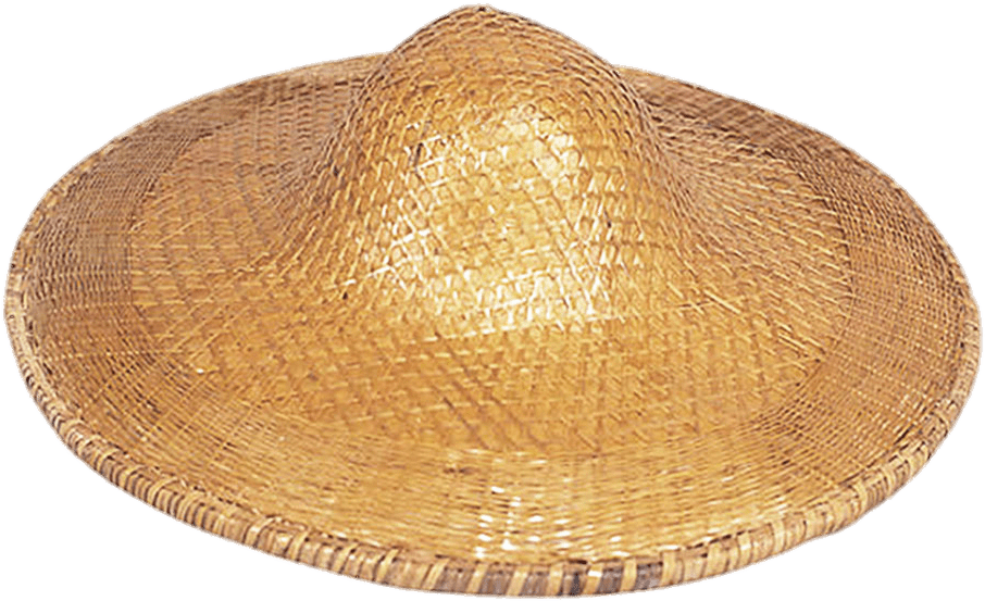 Chinese Rickshaw Hat - Asian Hats Clipart (931x1100), Png Download