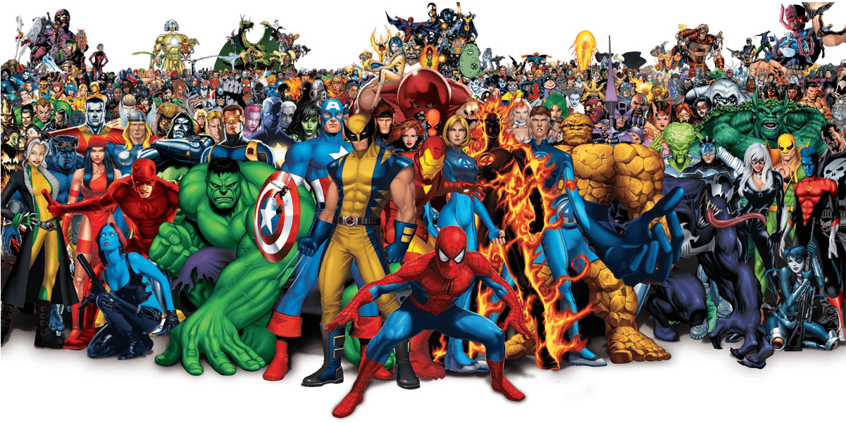 Download - Marvel Characters Clipart (1200x688), Png Download