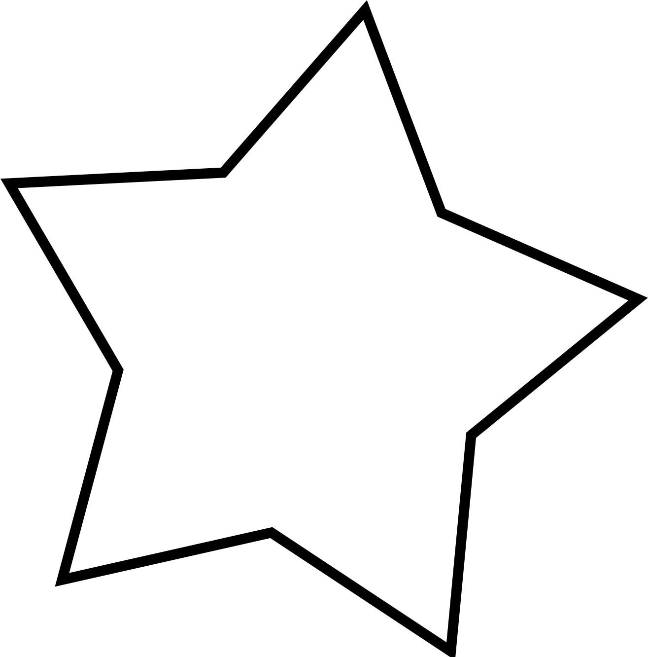 Star shape. Звезда контур. Звезда фигура. Звездочка контур. Звездочки черно белые.