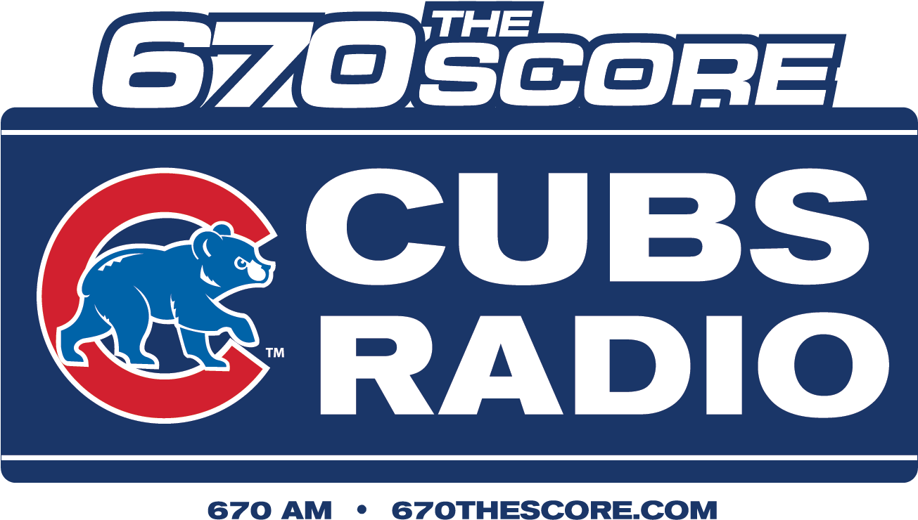 Cubs Radio 670 Logo Stacked W=1500 - Chicago Cubs Radio Logo Clipart (1650x1050), Png Download
