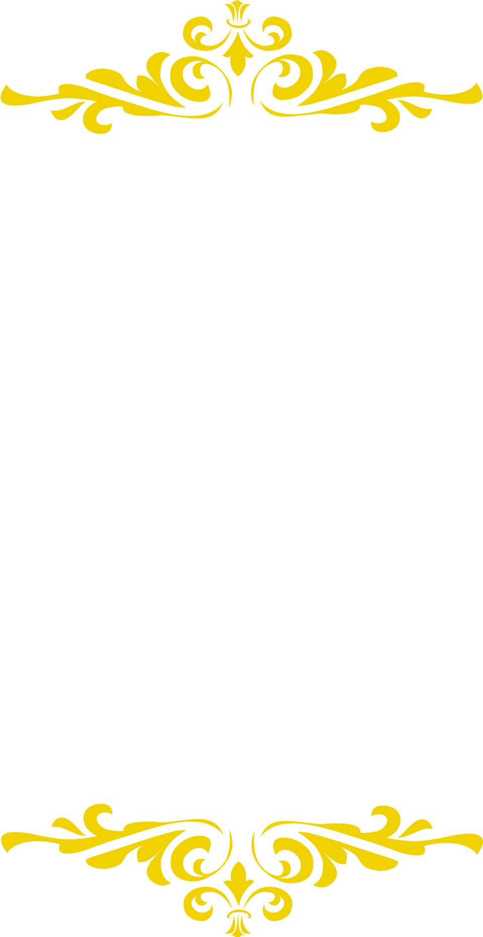 Lovely Elegant Gold Wedding Snapchat Filter - Wedding Snap Filter Png Clipart (960x1861), Png Download