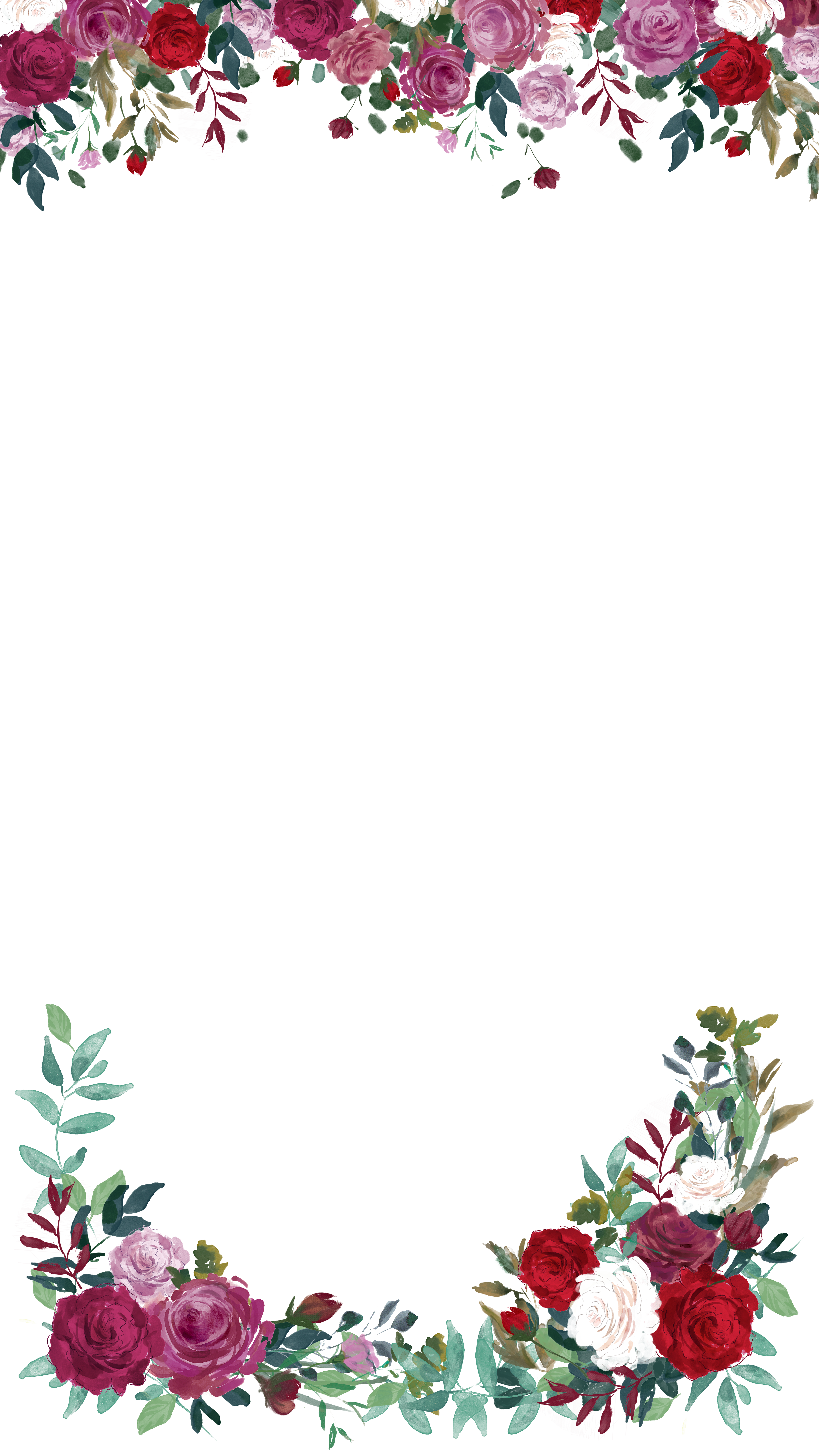 Snapchat Filters Clipart Rose - Garden Roses - Png Download (4500x8000), Png Download
