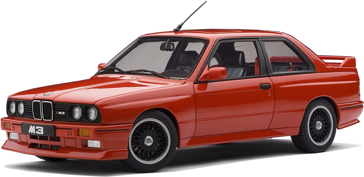 Bmw E30 Autoart 1 43 Clipart (1600x812), Png Download