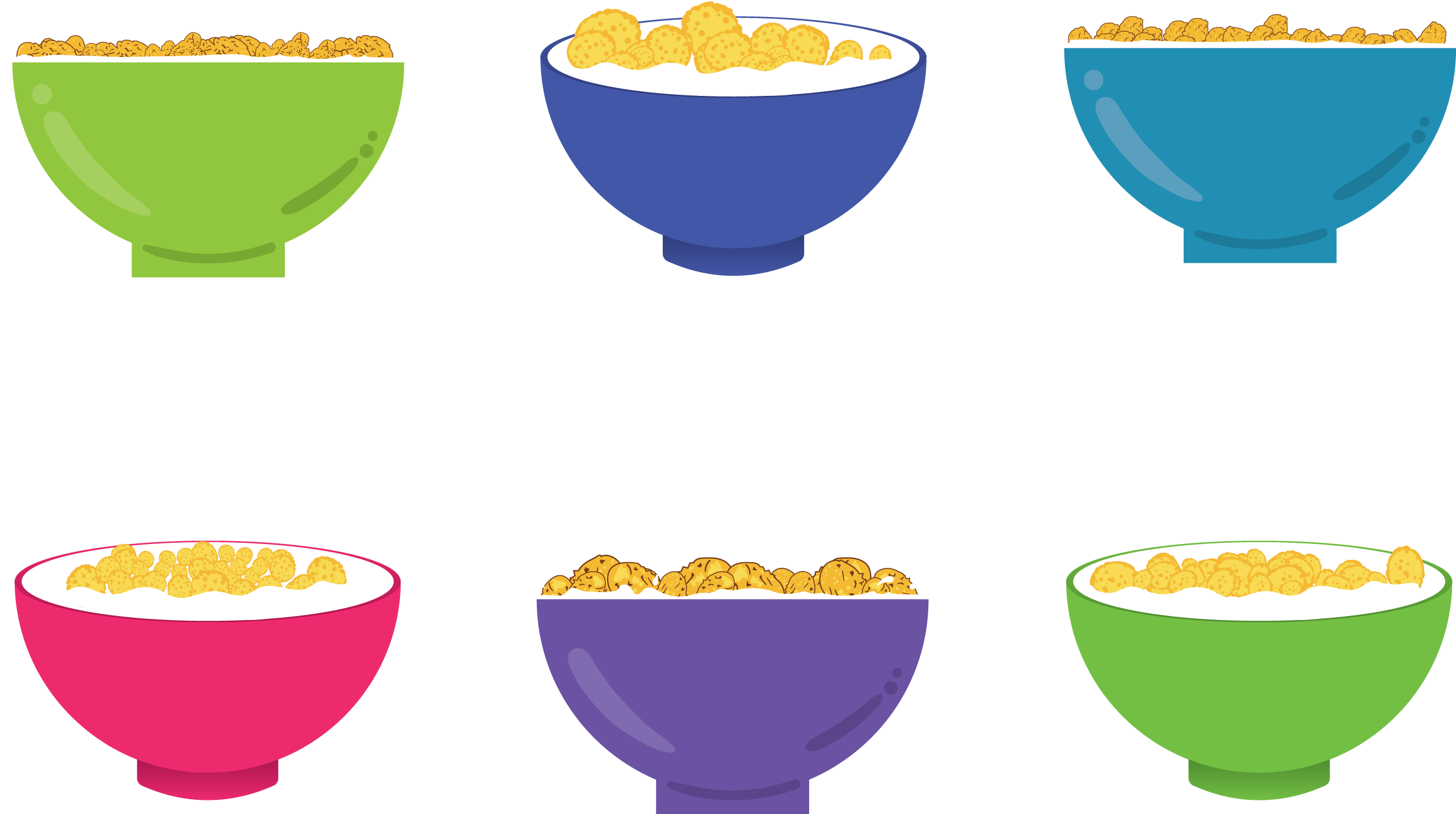 Corn Flakes Breakfast Cereal Clip Art - Plato De Cereal Vector Png Transparent Png (2566x1435), Png Download