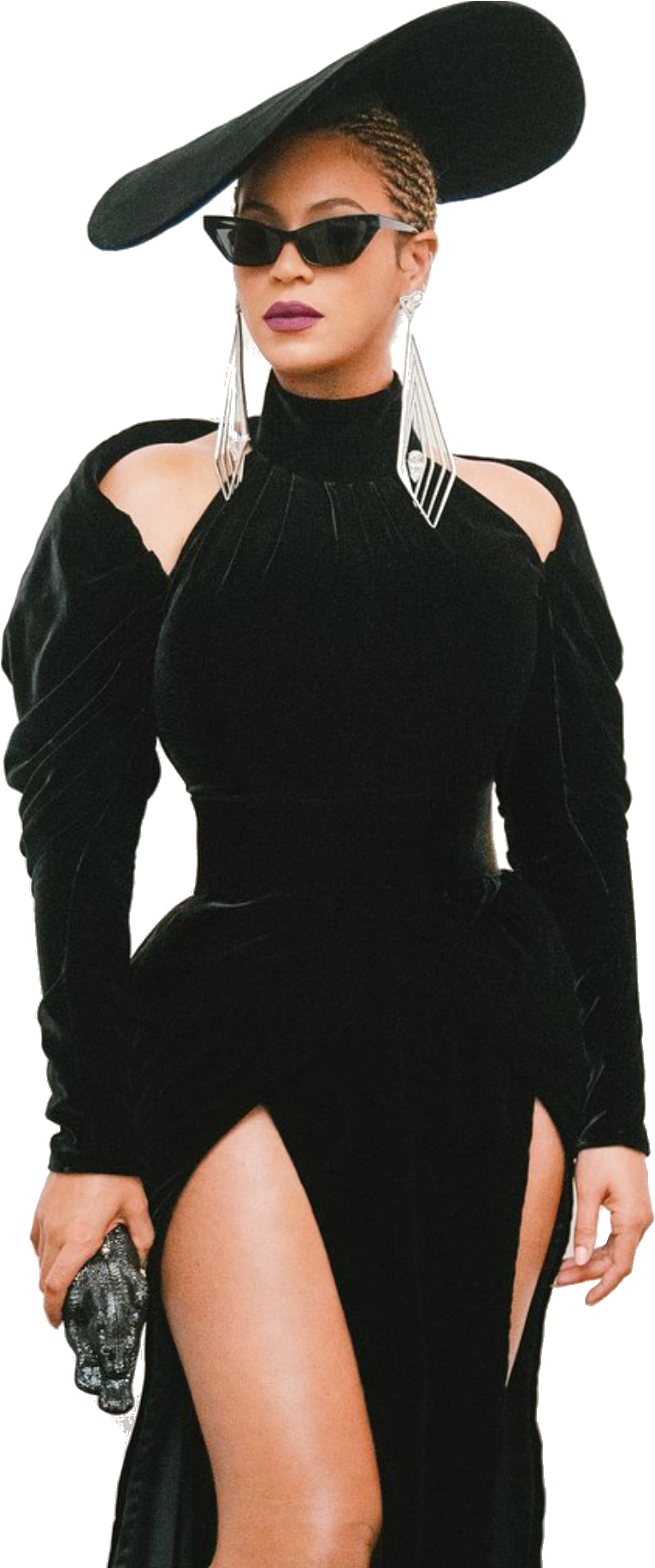 Beyoncé Wearing Nicolas Jebran Clipart (766x1834), Png Download