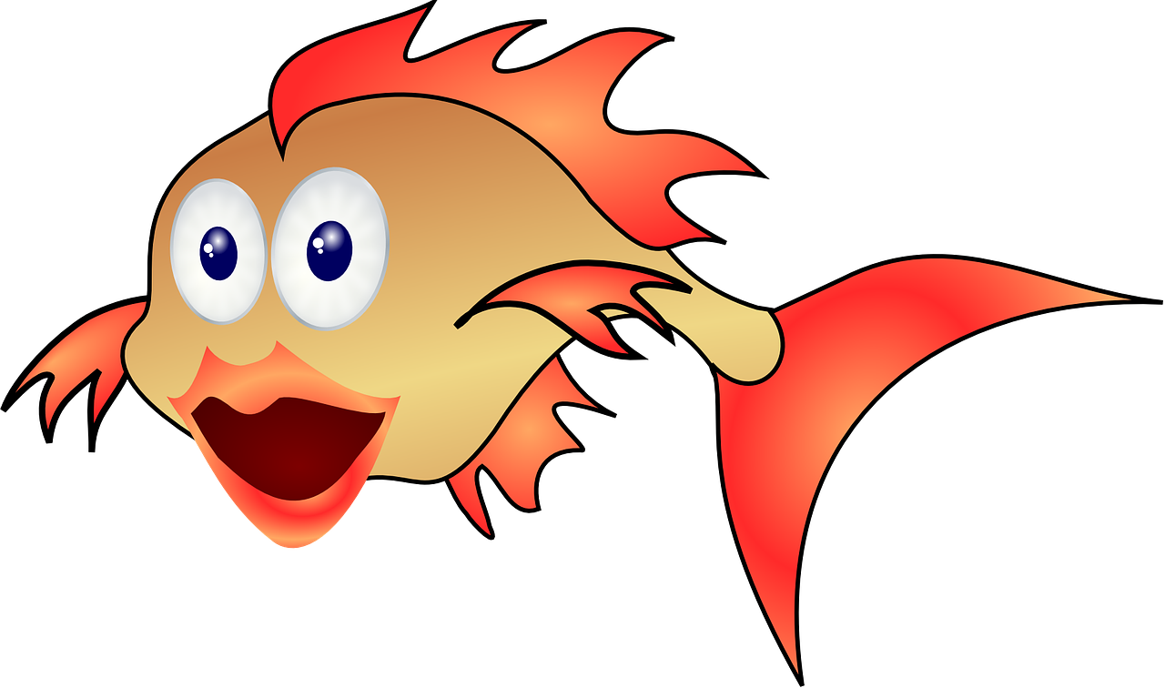 Goldfish-47022 1280 - Fish Clip Art - Png Download (1280x756), Png Download