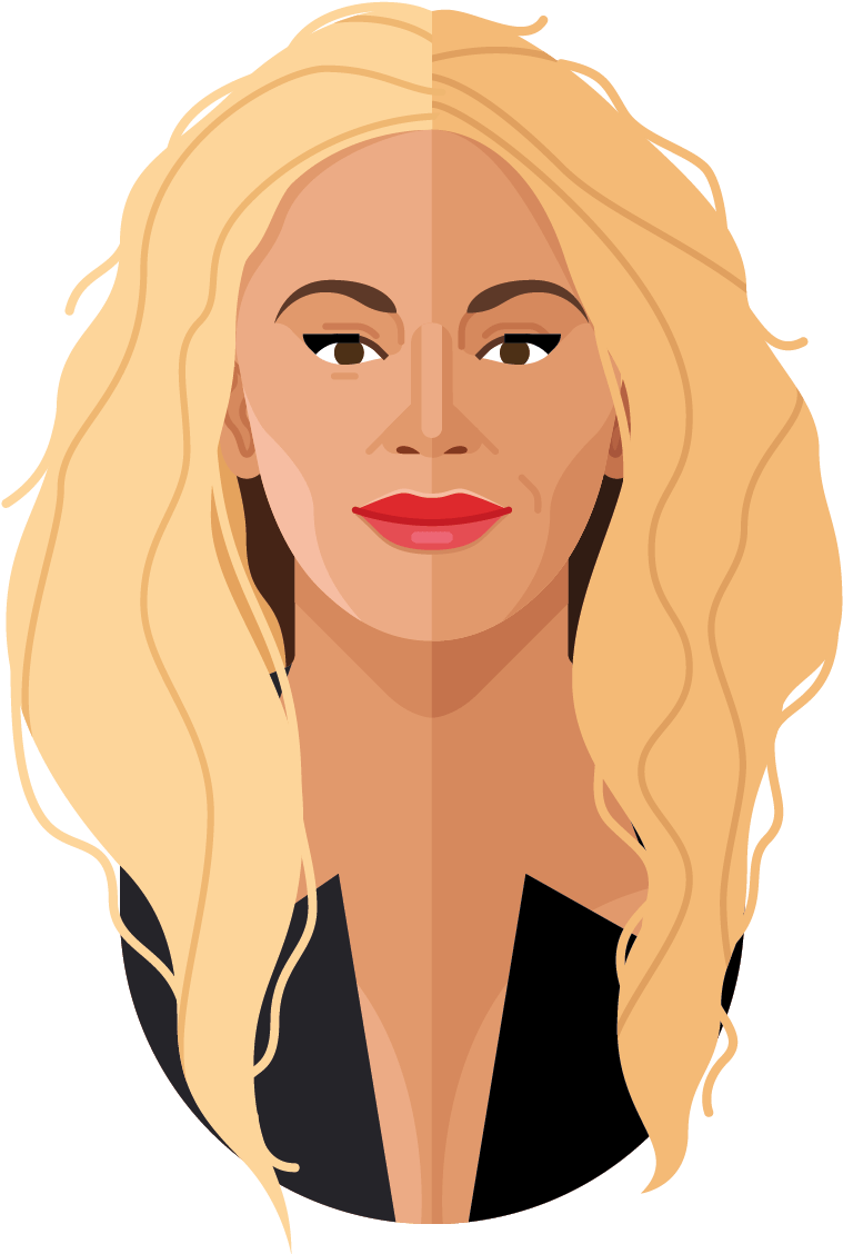 Beyonce Poster - Illustration Clipart (1191x1684), Png Download