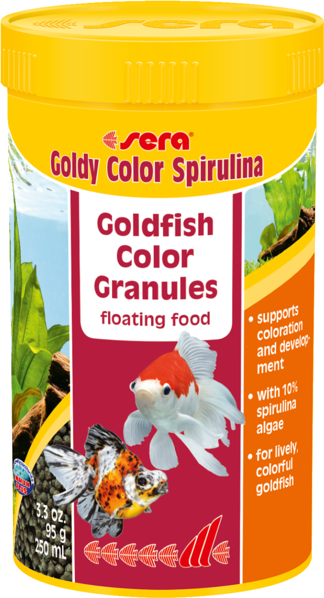 00882 Int Sera Goldy Color Spirulina 250 Ml Top - Sera Goldy Color Spirulina Clipart (693x1280), Png Download