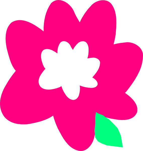 Cartoon Flowers Vector Png Clipart (570x599), Png Download