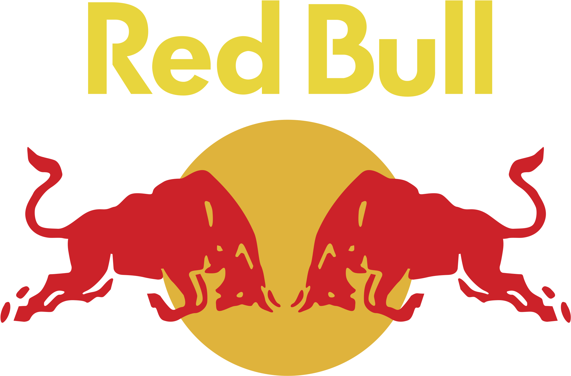 Red Bull Logo Png Transparent - Red Bull Logo Vector Png Clipart (2191x1443), Png Download
