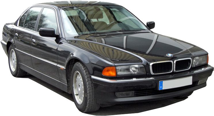 Bmw 7 Series - Transporter The Movie Cars Clipart (800x442), Png Download