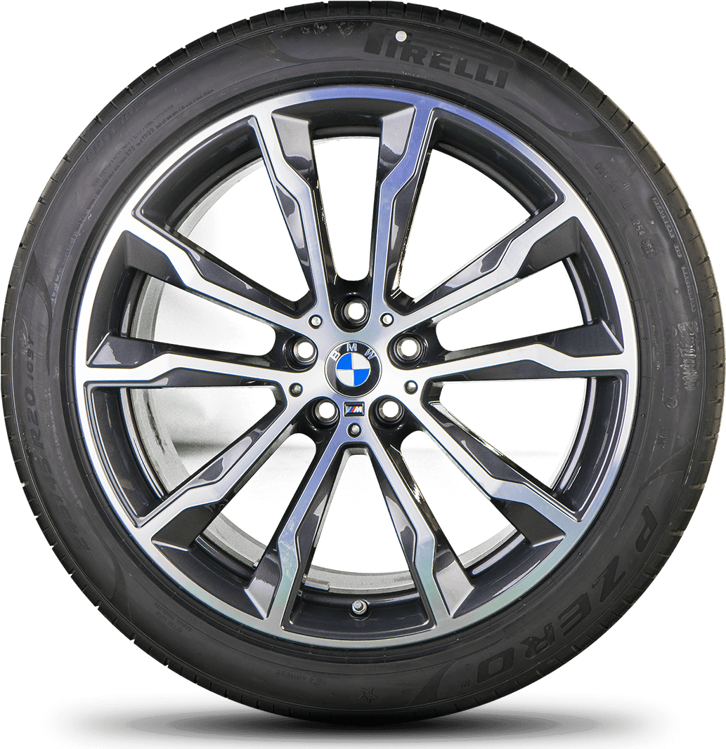 Bmw X3 G01 X4 G02 20 Inch Alloy Wheels Rim Summer Tires - Bmw X3 M Wheels Clipart (1100x1100), Png Download