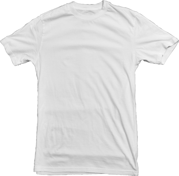 white blank tee