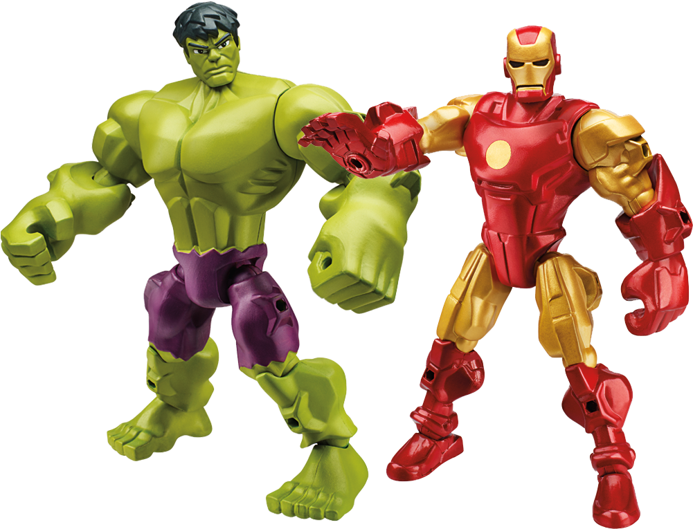 Marvel Action Figures Png Clipart (1000x800), Png Download