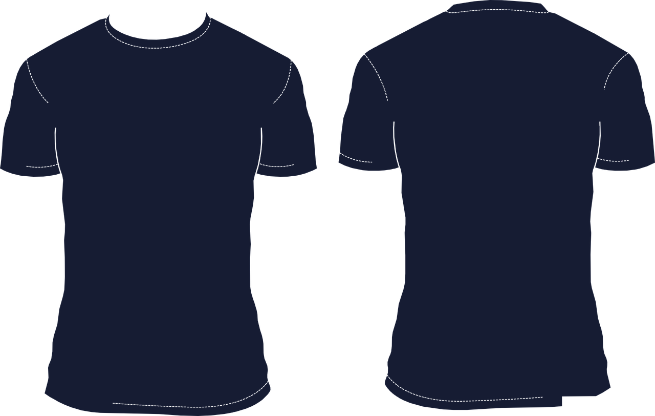 Navy Blue Shirt Vector Clipart Large Size Png Image Pikpng
