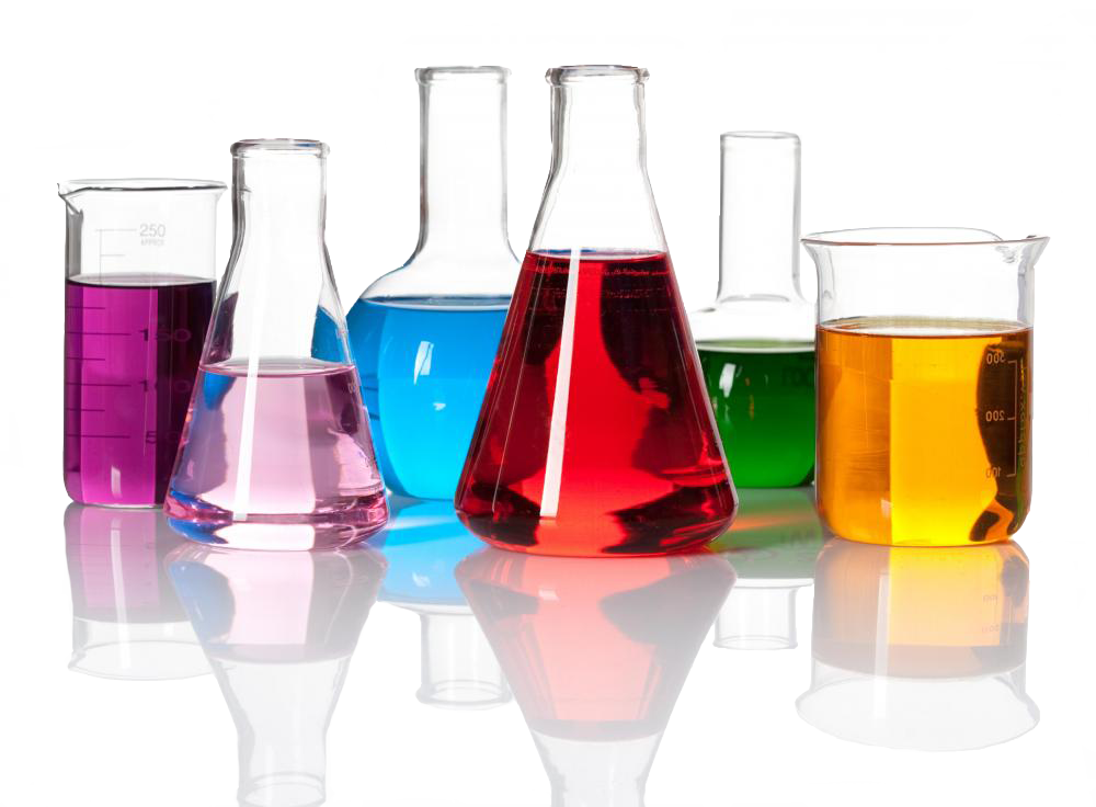 Chemistry-beakers Clipart (1000x736), Png Download