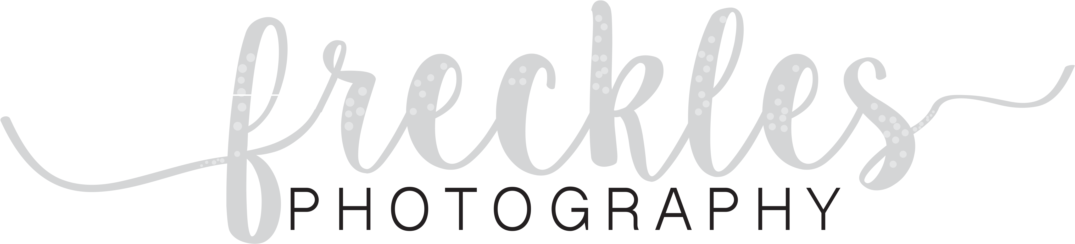Freckles Photography - Calligraphy Clipart (4500x1095), Png Download
