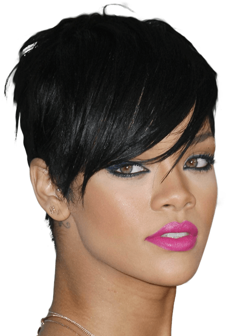 Rihanna - Lace Wig Clipart (720x684), Png Download