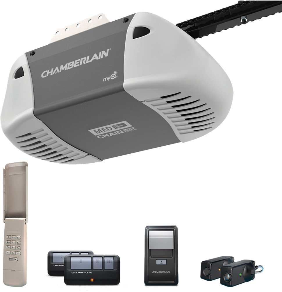 C410 Durable Chain Drive Garage Door Opener With Med - Chamberlain C410 Clipart (1240x1240), Png Download