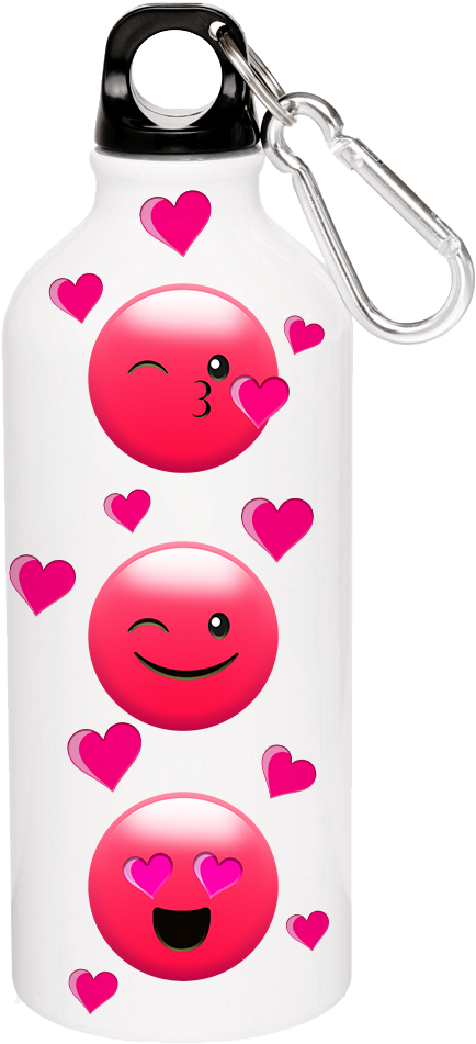 Valentines Day Bottle - Water Bottle Clipart (1000x1000), Png Download