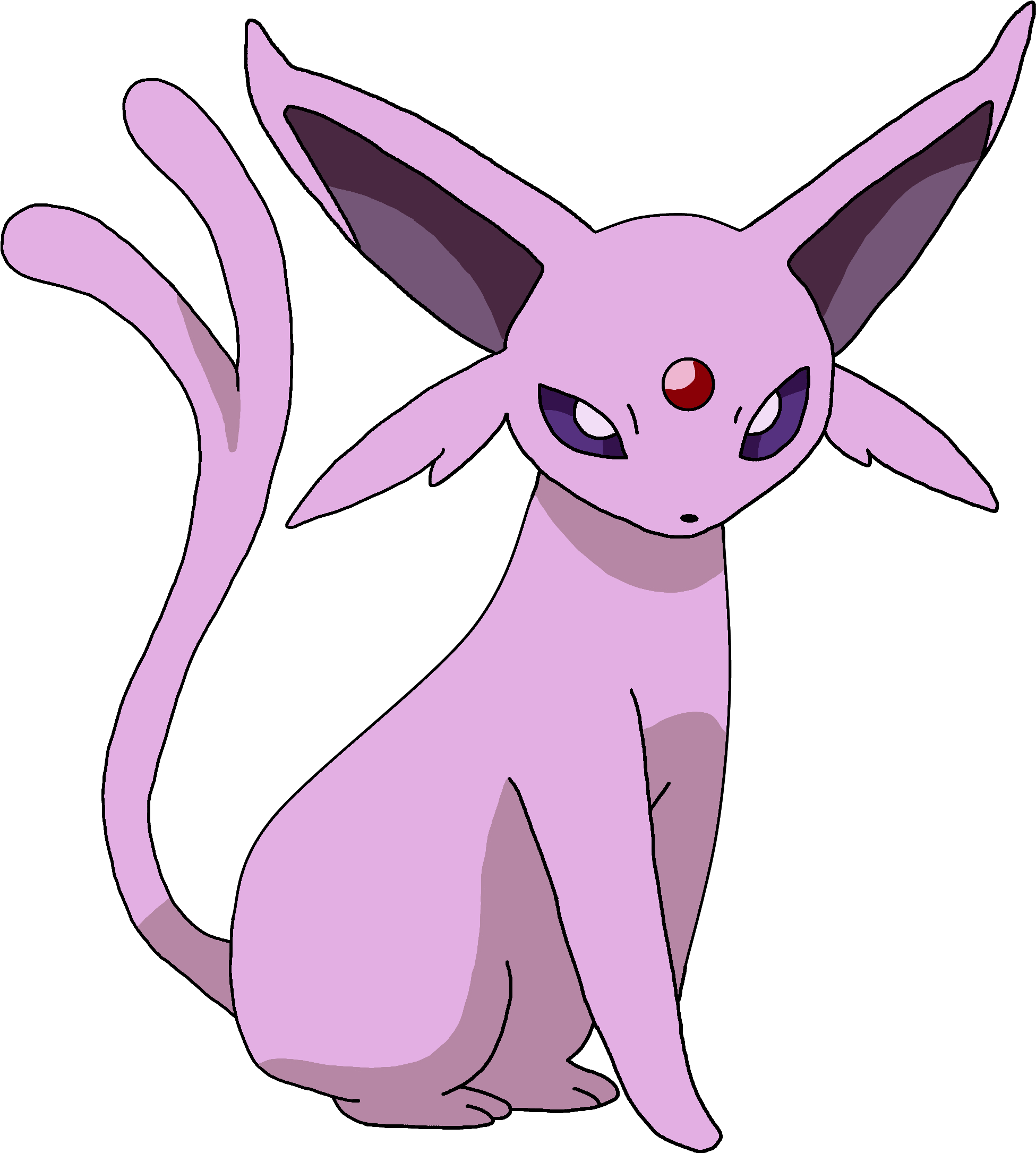 Pokemon Espeon , Png Download - Pokemon Espeon Clipart (1951x2171), Png Download