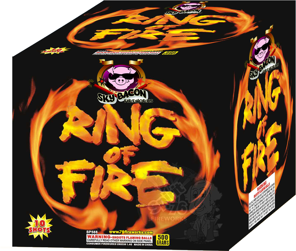 Iron Hill Ring Of Fire Porter Clipart (1000x1000), Png Download