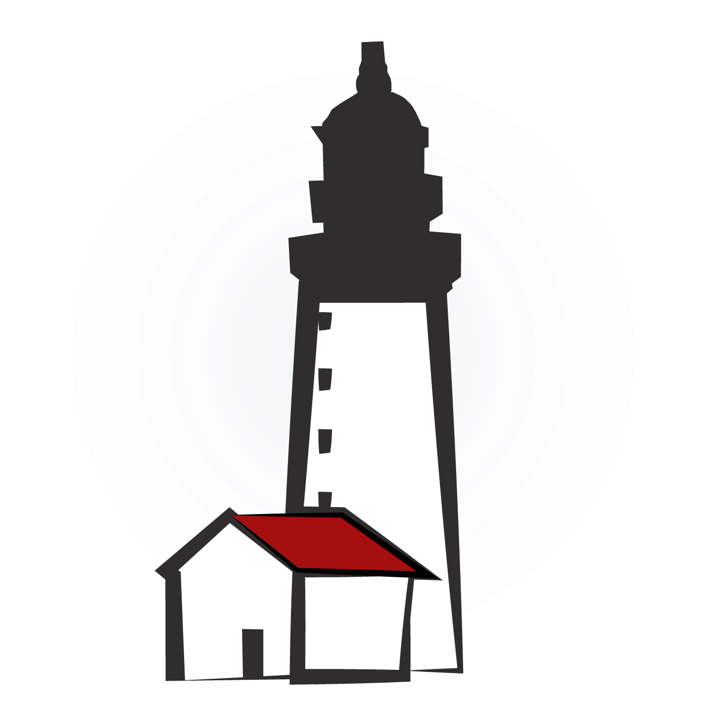 Lighthouse Transparent Rock Clipart - Illustration - Png Download (1452x1452), Png Download